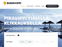 Tablet Screenshot of eurovippi.fi